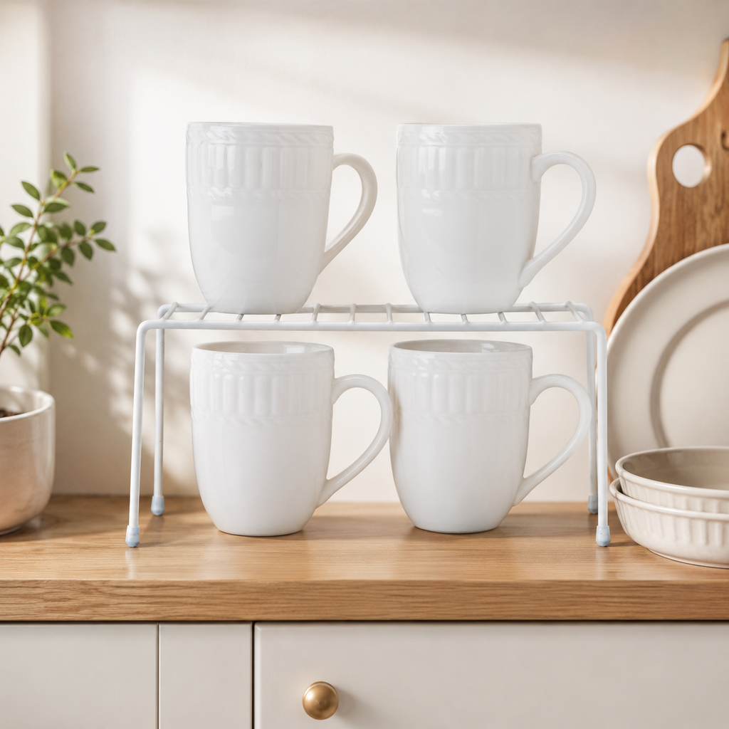 MugMuse Cabinet Helper Shelf