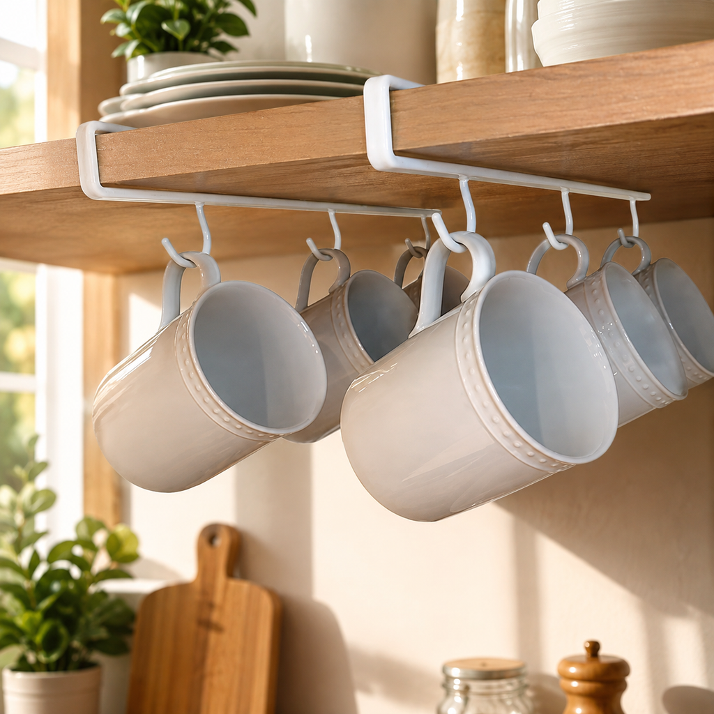 MugMuse Undershelf Mug Hooks