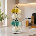 MugMuse 8-Hook Marble Mug Tree