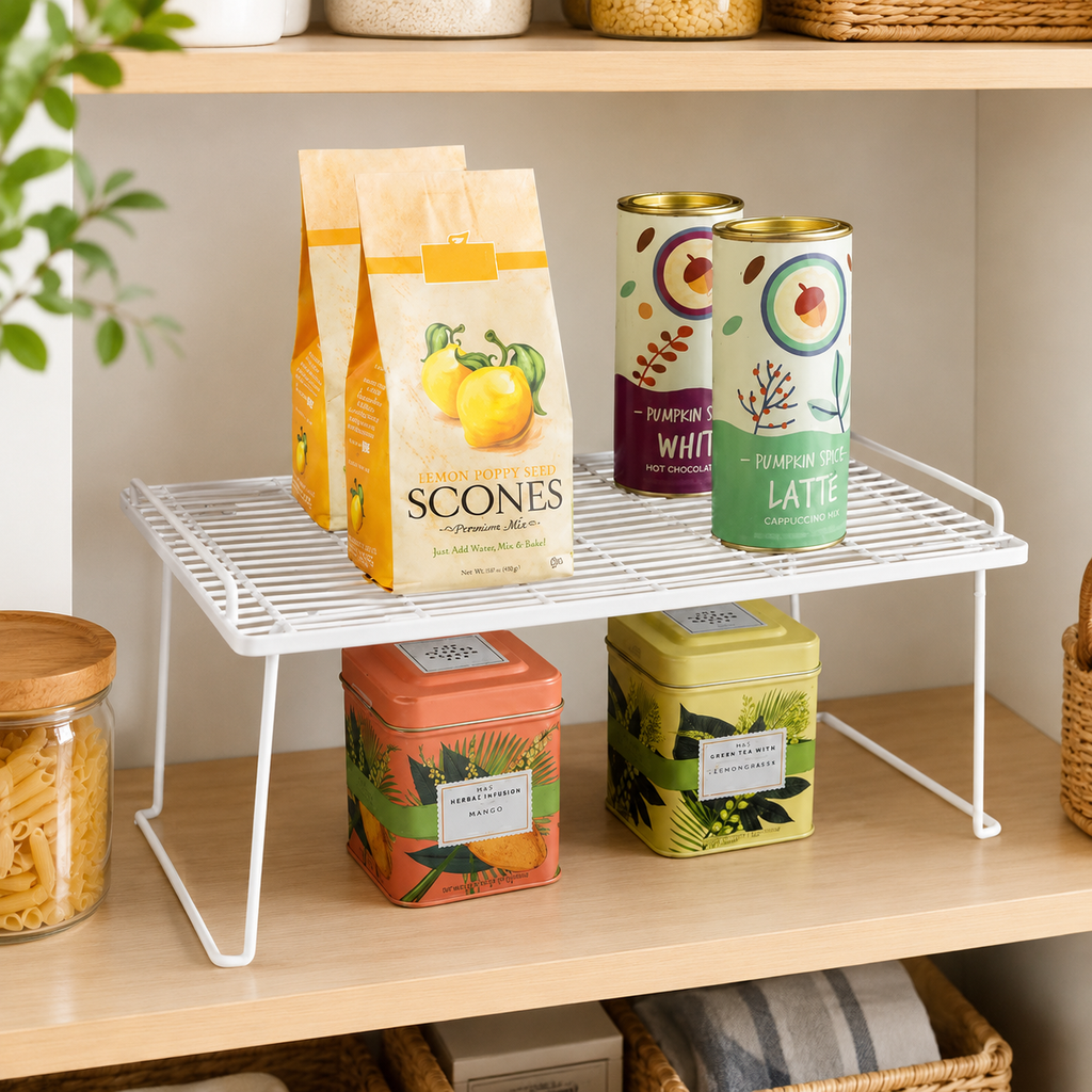 MugMuse Folding Stacking Shelf