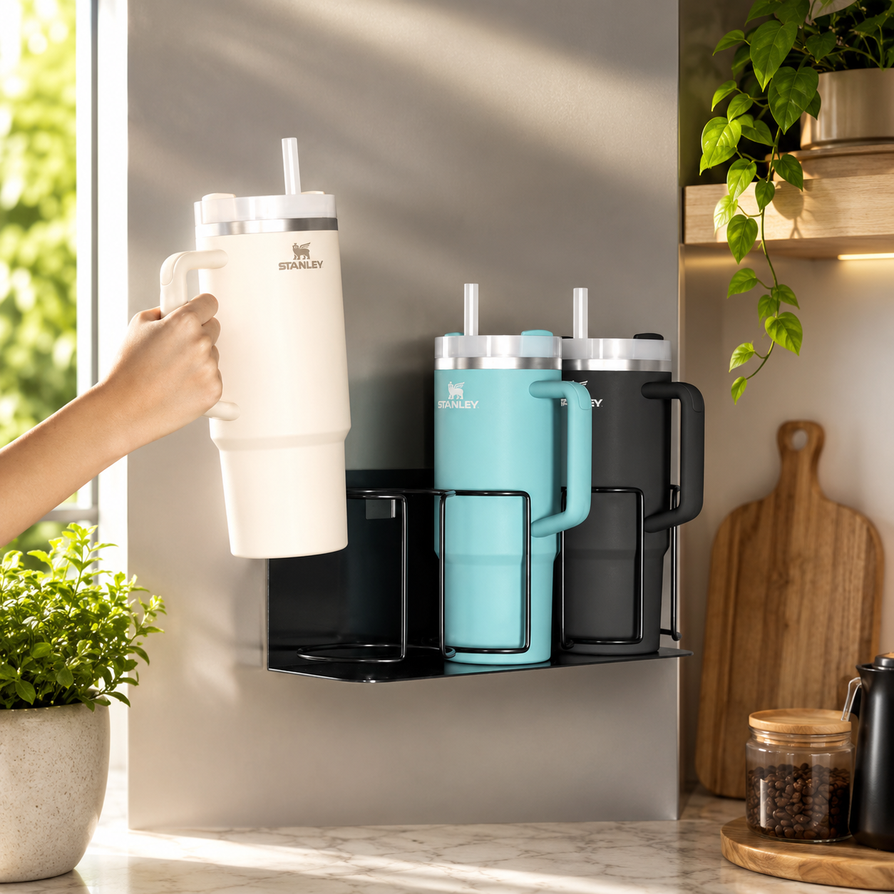 MugMuse Magnetic Tumbler Rack