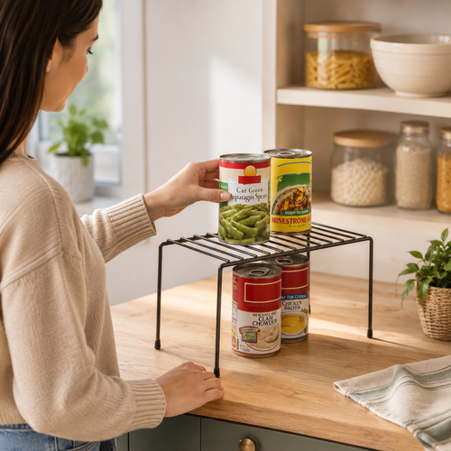 MugMuse Cabinet Helper Shelf