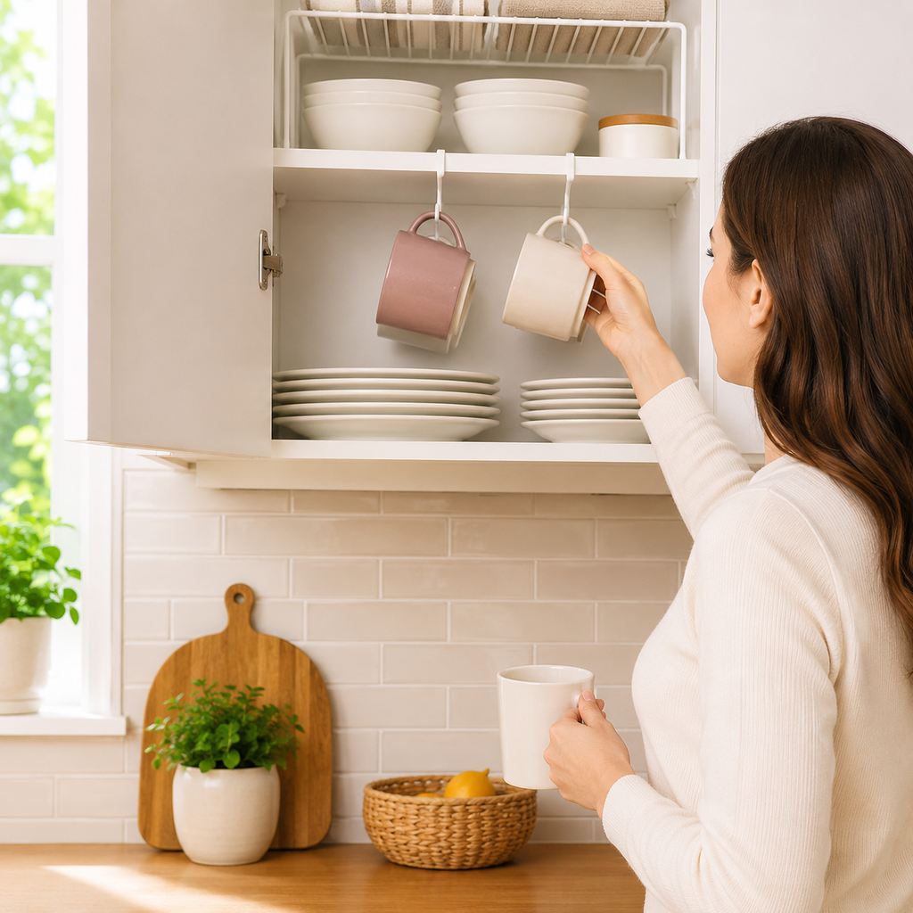 MugMuse Undershelf Mug Hooks