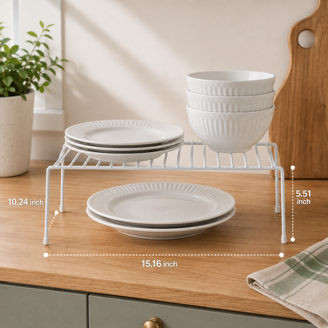 MugMuse Cabinet Helper Shelf