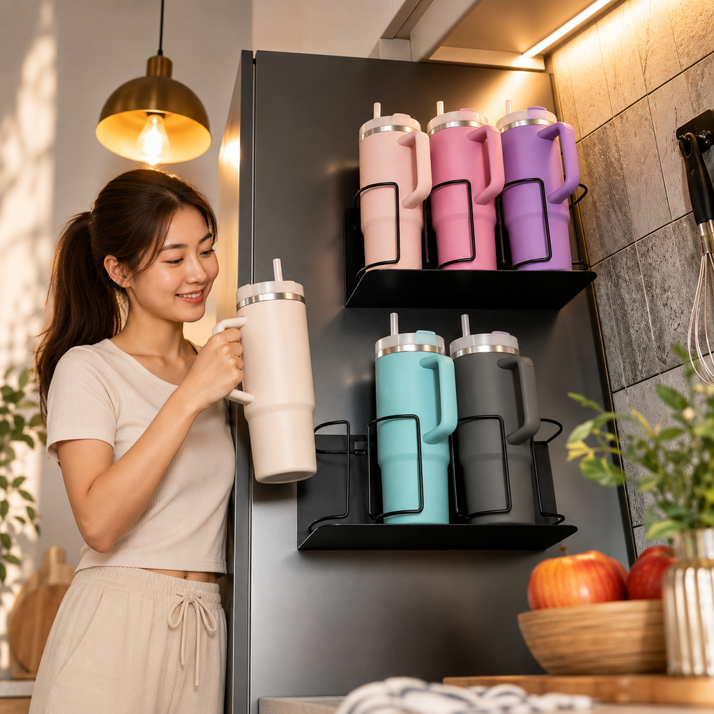 MugMuse Magnetic Tumbler Rack