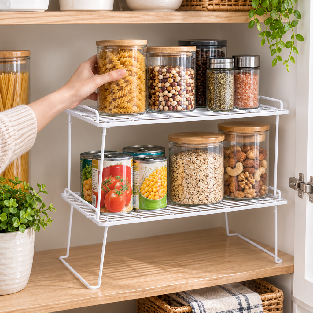 MugMuse Folding Stacking Shelf